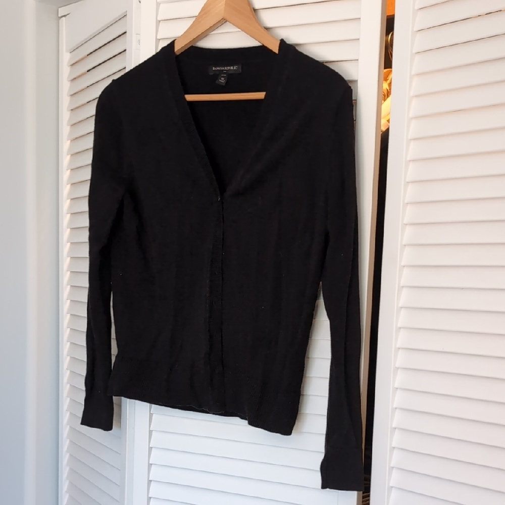 Banana Republic Classic Black Cardigan